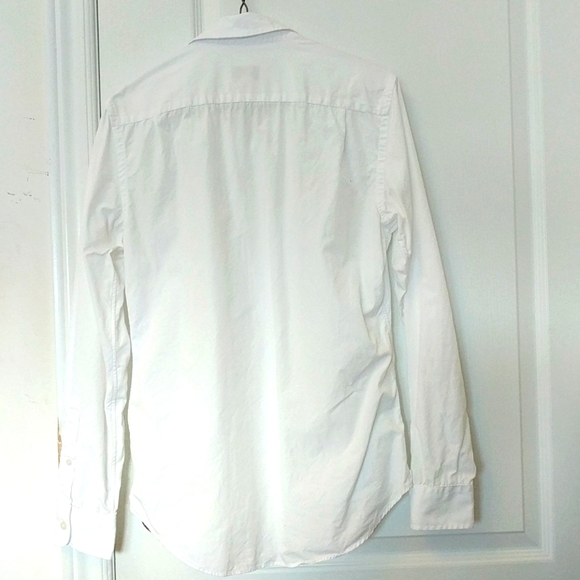 Club Monaco Slim Fit White dress shirt 100%Cotton (COPY) - Picture 4 of 7